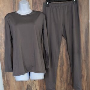 ViCherub Men's Long Sleeve Layering Warmth Top and Pants Set L          R138